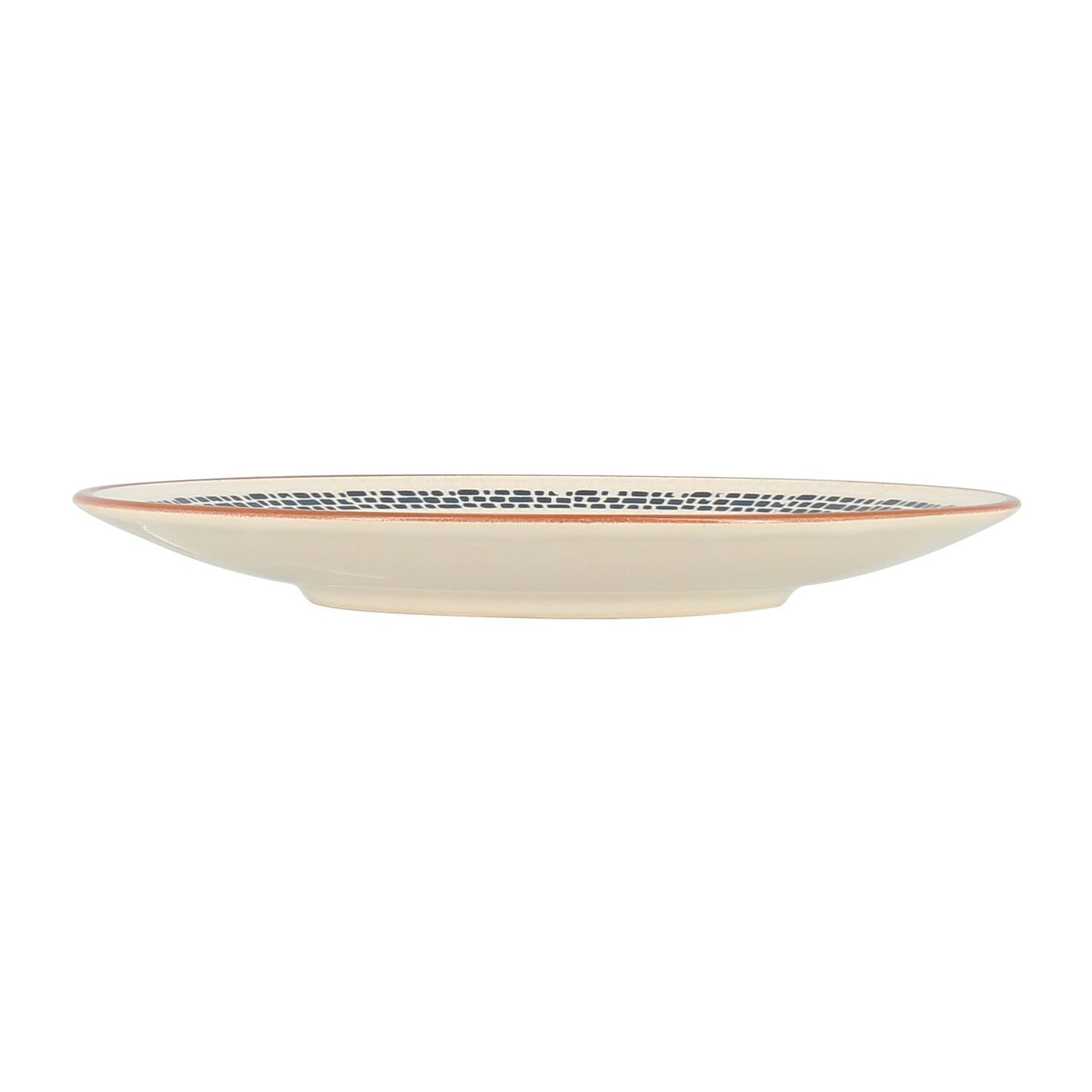 Lot de 6 assiettes à dessert en faïence blanche 20cm AMATXI