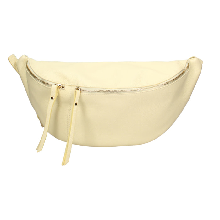 Borsa a tracolla da donna Made in Italy - Modello Caelia Plus - 100% pelle - 47.0 x 28.0 x 2.0 cm