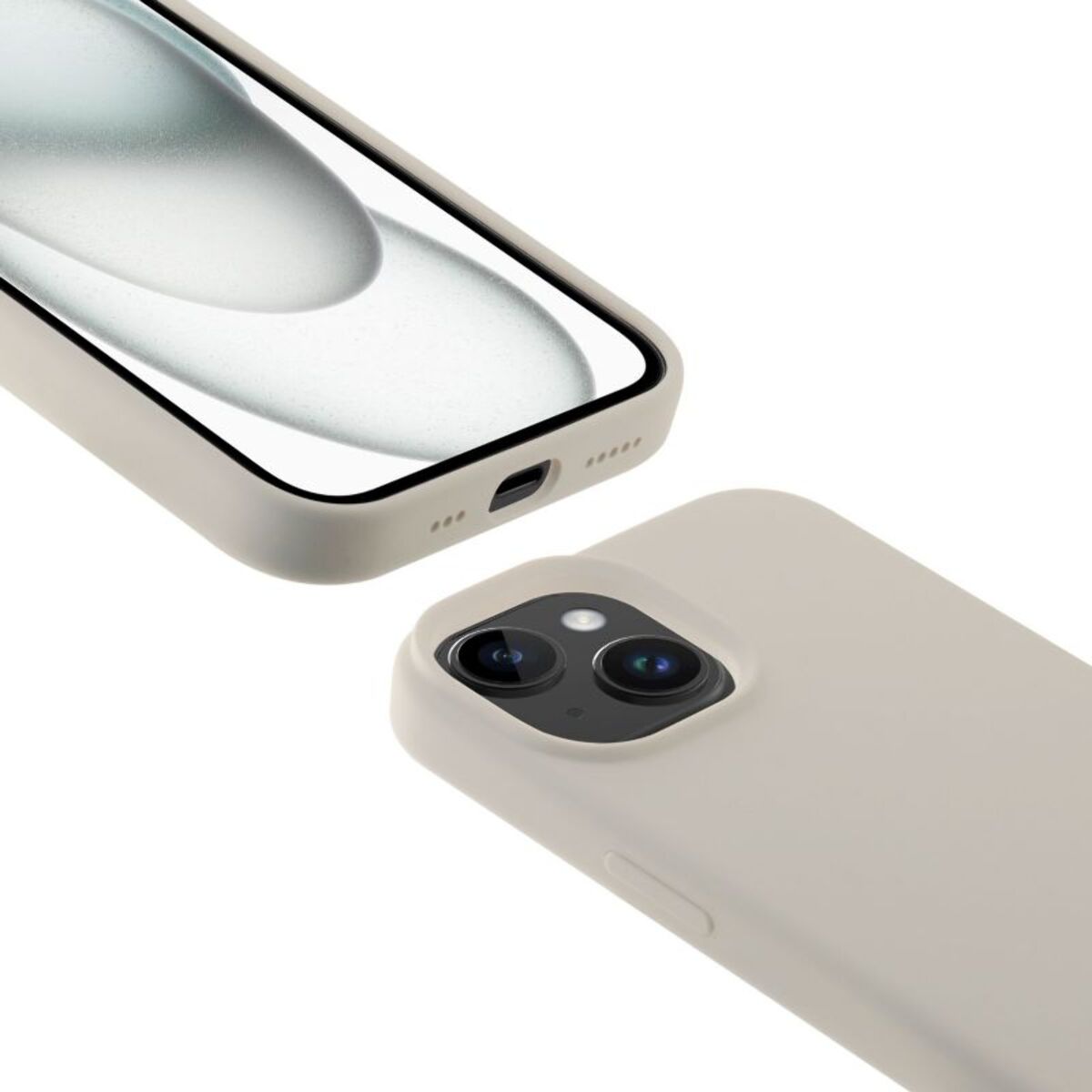 Coque ADEQWAT iPhone 15 - Beige