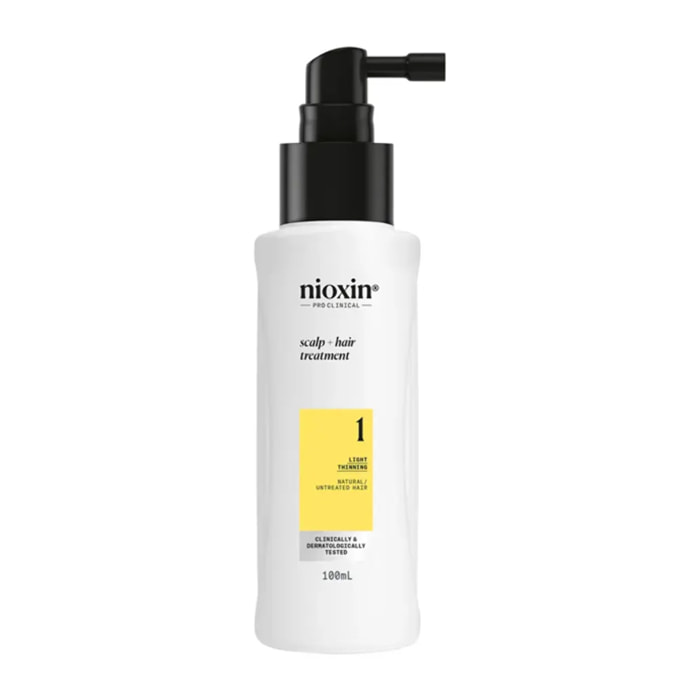 NIOXIN System 1 Hair Treatment Capelli Naturali Con Assottigliamento Lieve 100ml
