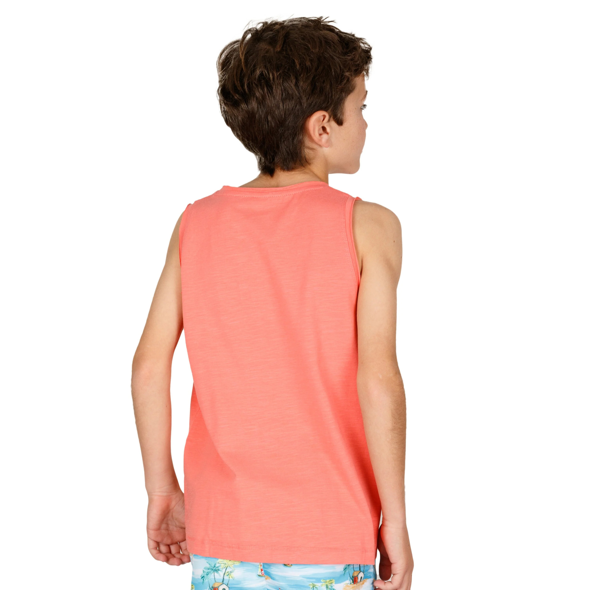 Camiseta de niño coral