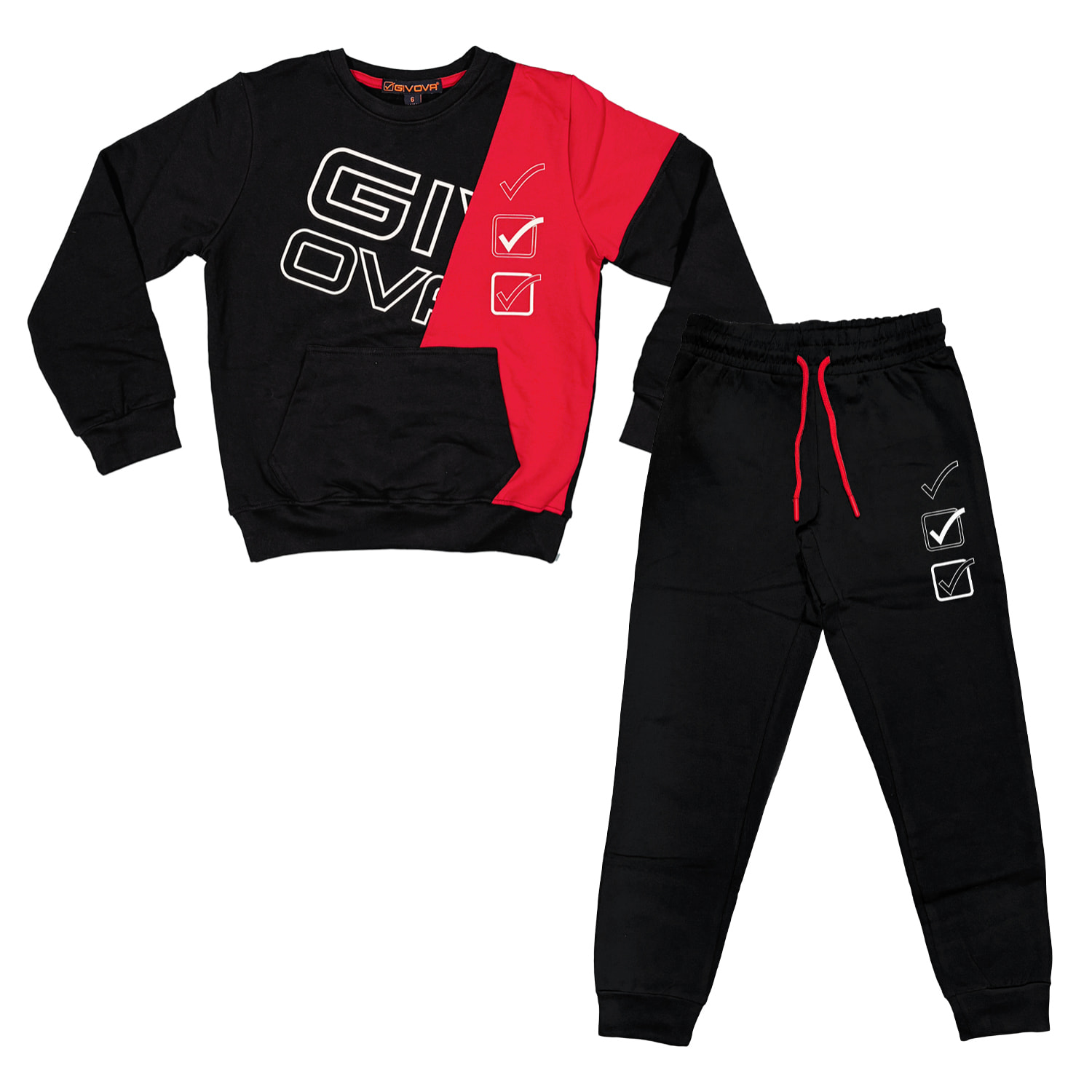 Tuta Bimbo GIVOVA 3 / 7 Anni Cotone Felpato Invernale