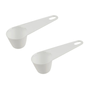 Ensemble de 2 Cuillères à café en plastique Fackelmann