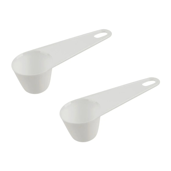 Ensemble de 2 Cuillères à café en plastique Fackelmann