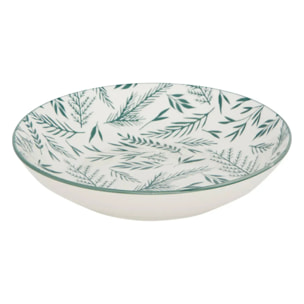 Service de table Agathe 12 pièce(s) vert D26,5xp2,4cm