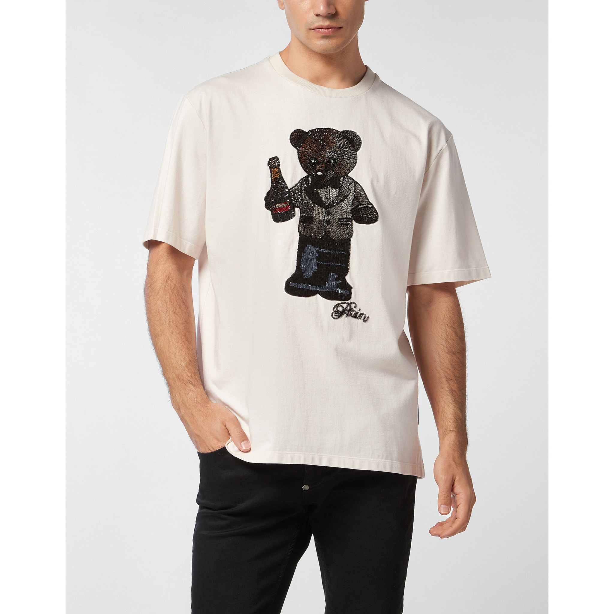 PHILIPP PLEIN T-Shirt Round Neck Ss TEDDY