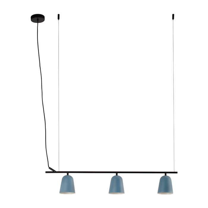 STUDIO Lineal Lampe suspension lineal bleu