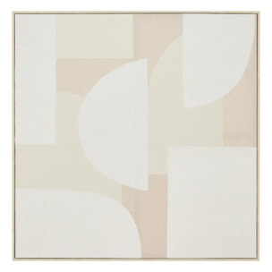 Toile 3D Bhavik beige 90x90cm