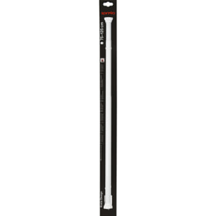Barre tringle pour rideau de douche ou baignoire extensible sans perçage en Alu KRETA 75-125cm Blanc Spirella