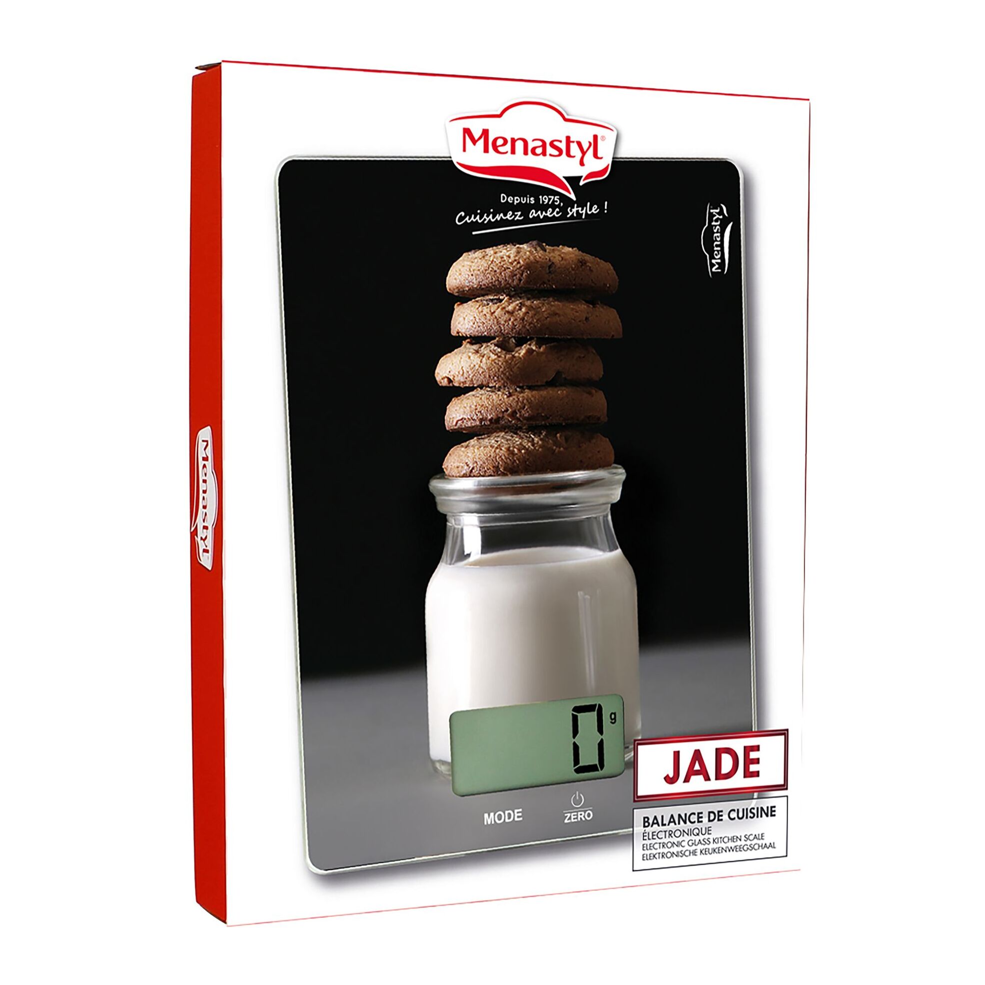 Balance de cuisine électronique avec décor biscuits