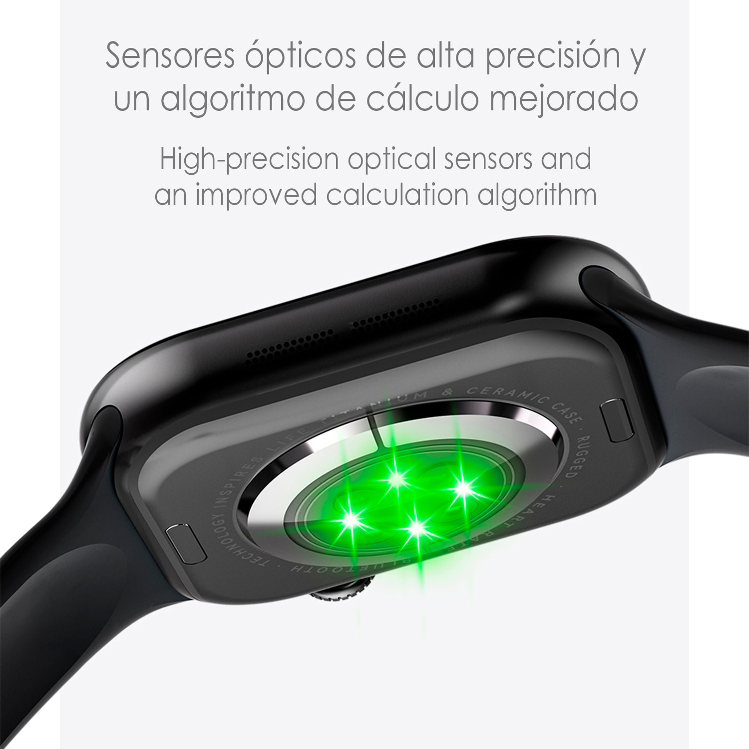 Smartwatch S10 con monitor cardiaco avanzado, ECG, azúcar en sangre, llamadas Bluetooth. Traductor por voz, ChatGPT y juegos de habilidad.