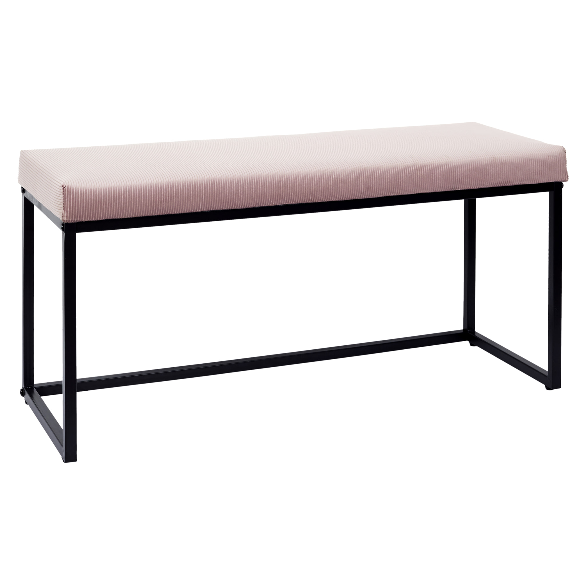 Banc Giulia Rose Velours Cotele