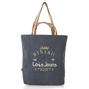 Bolso Shopper-Tote Lois Dynamic Azul Marino