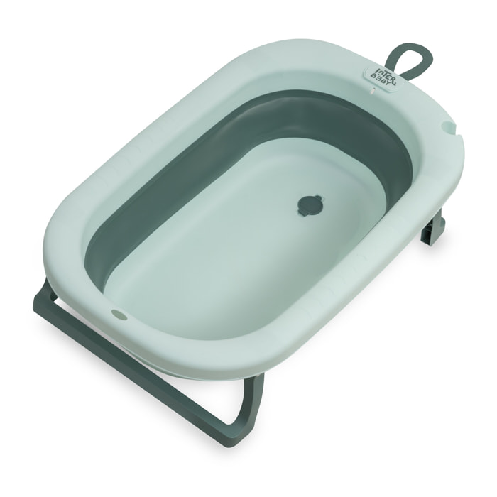 Bañera para Bebé Plegable con Cojín Reductor Ajustable