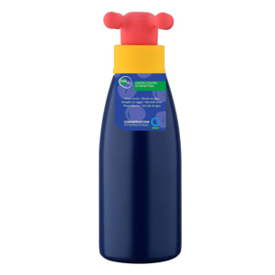 Botella de agua rainbow de 500ml en acero inoxidable color azul