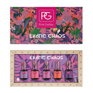 Set vernis semi-permanent - Exotic Chaos - 5x 15 ml