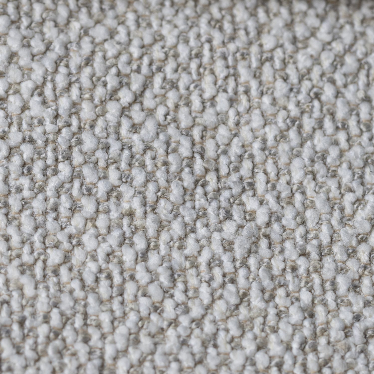 Fauteuil en tissu beige chiné SACHA