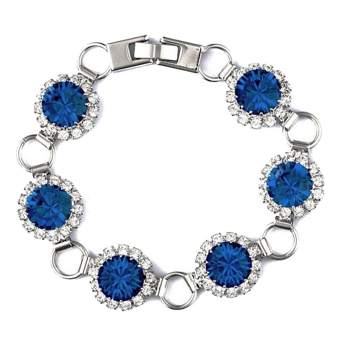 Pulsera Saton adornado con cristales de Swarovski