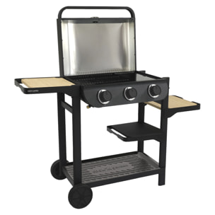 Cook'in Garden - Barbecue gaz FLAVO 60 SC sur chariot