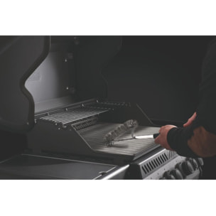 Brosse barbecue NAPOLEON en inox avec racloir 62063