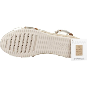 Sandalias Mujer de la marca GEOX  modelo D ISCHIA CORDA Gold