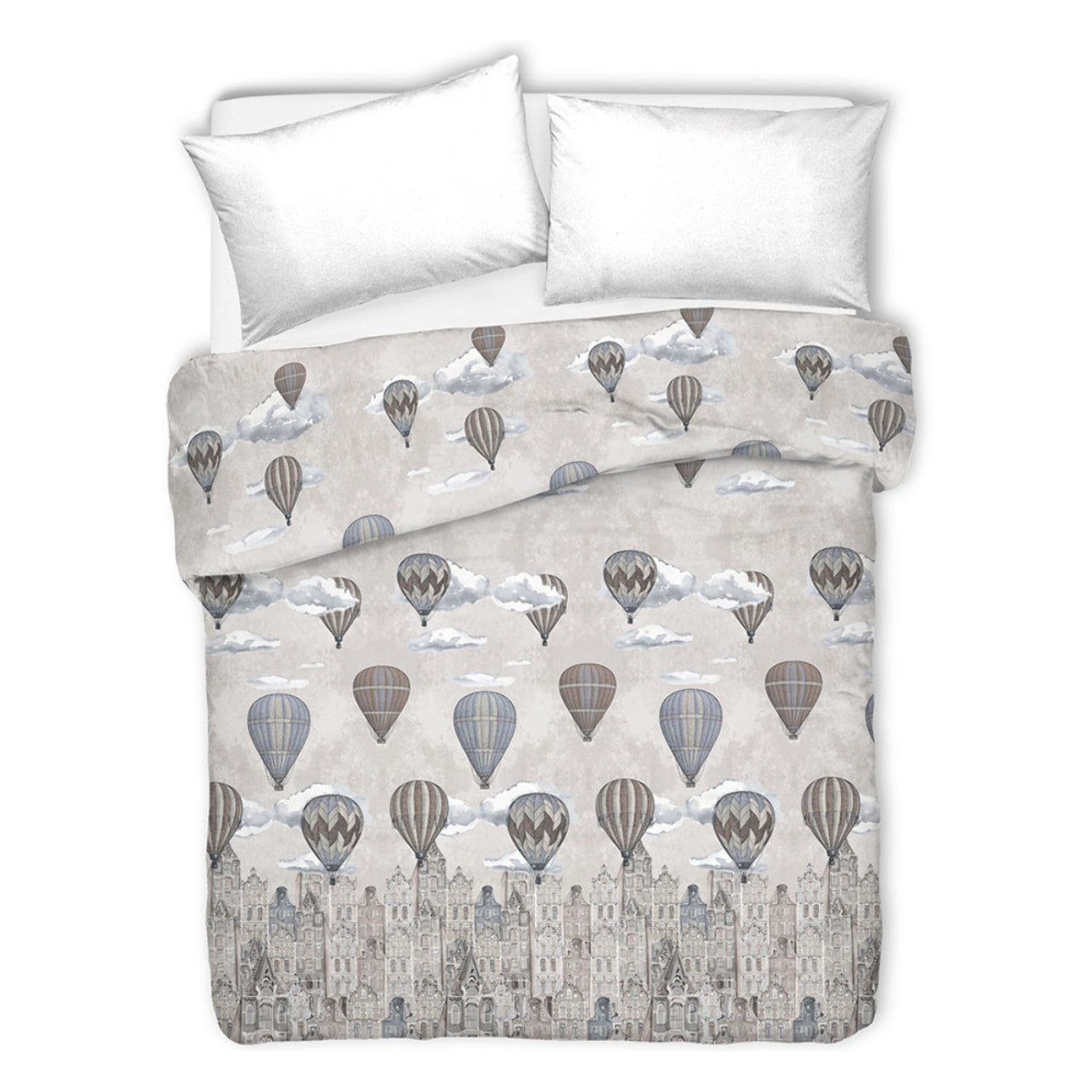 Copriletto di cotone volare beige 100% cotone