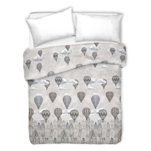 Copriletto di cotone volare beige 100% cotone