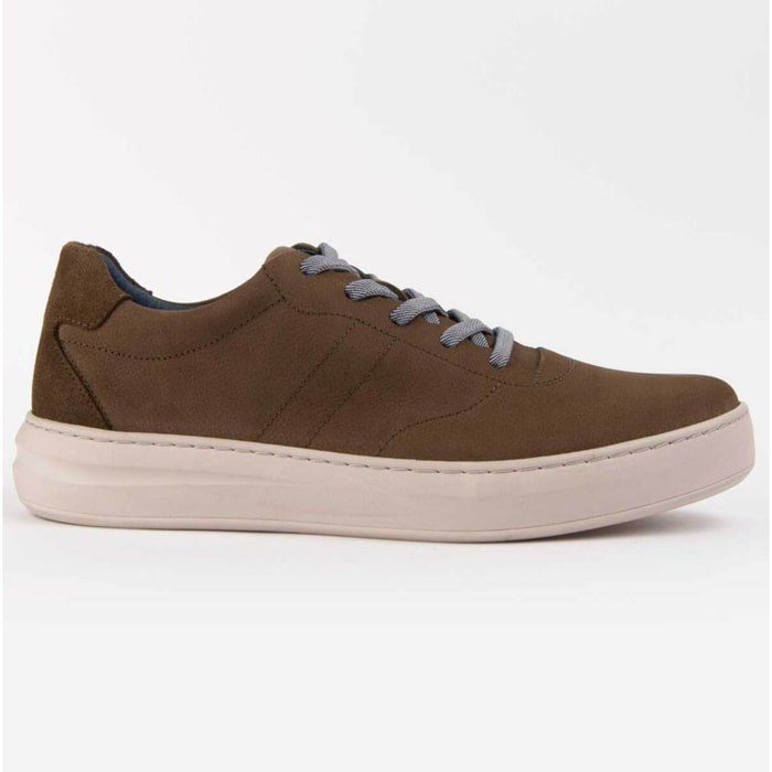 Sneaker De Piel - Verde