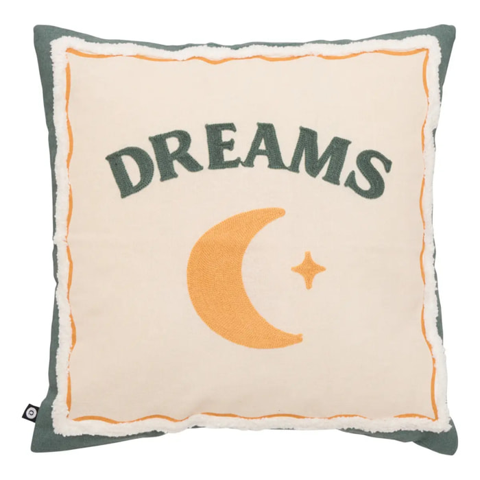 Coussin Bichette carré 40x40cm jaune