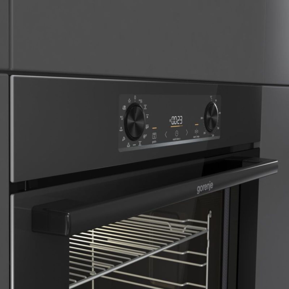 Four encastrable GORENJE BOP6373E02EBG - Pyrolyse - Chaleur tournante - Porte froide