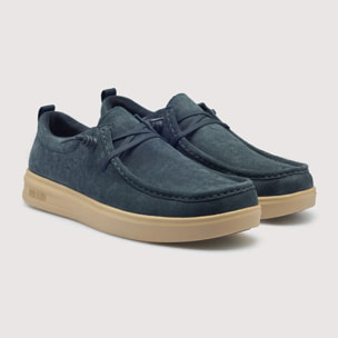 Mocasín Casual Piel Azul Marino - Toogier