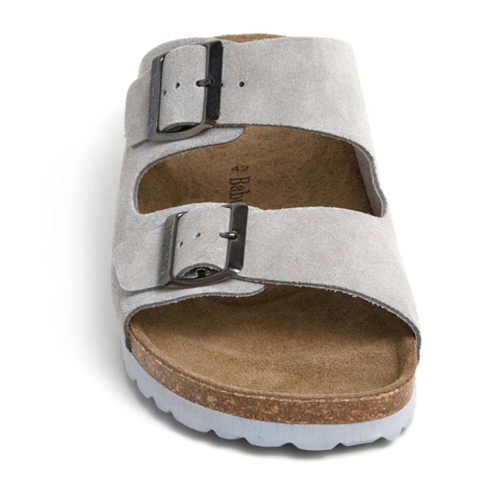 SANDALIA BABUNKERS GRIS