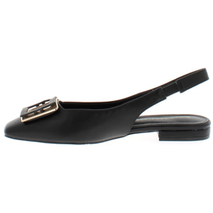 Marina Galanti Scarpe Donna Ballet Flat with Medal Horsebit MG 1A118 Black