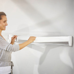 Telegant 81 Protect Plus séchoir mural, 103 x 53 cm, Blanc (83100)