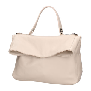 Borsa a spalla convertibile in zaino da donna In Vera pelle Made in Italy 34x21x12 cm