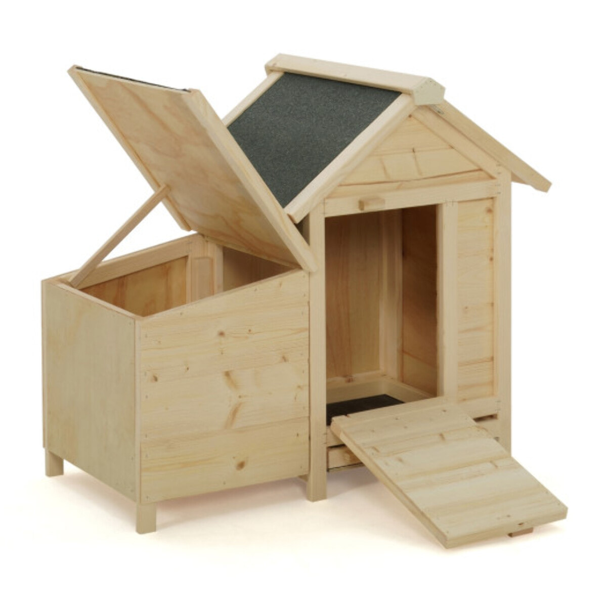 Poulailler Casita en bois avec pondoir intégré - 2 poules