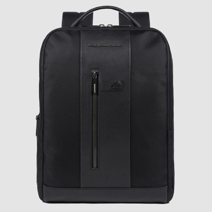 Piquadro Zaino porta pc 15,6 in tessuto riciclato