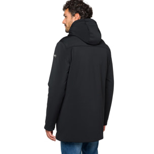 Parka KHANGAR acolchada impermeable negro