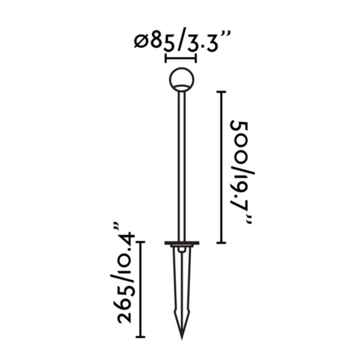 CUCA 500 Estaca negra