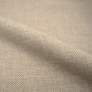 Canapé de jardin 3 places en métal et tissu beige - Wilo