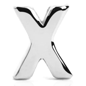 Pendiente Suelto Letter Plata