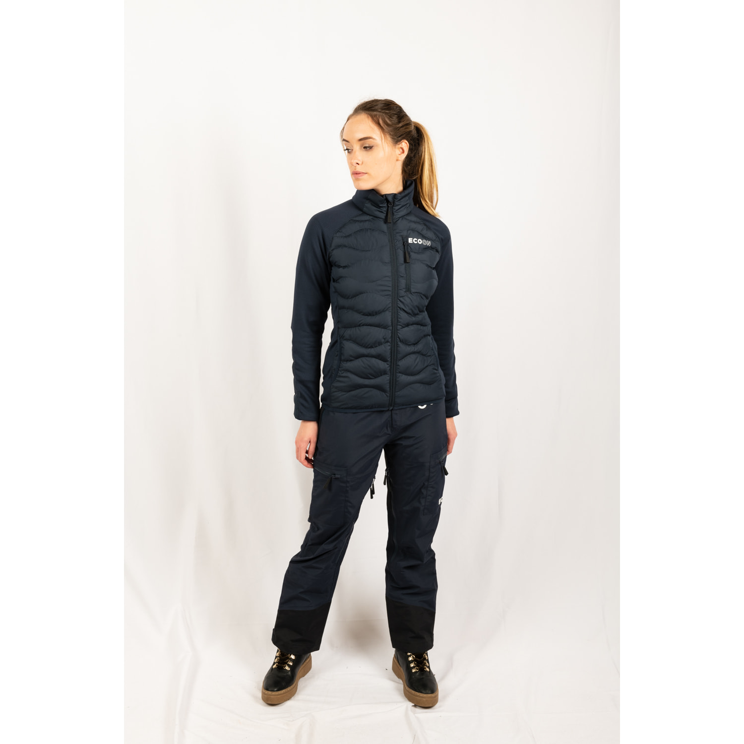 Chaqueta para mujer ECOON ECOActive Hybrid Insulated Jacket Women - Azul