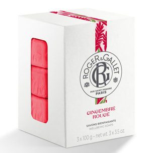 Gingembre Rouge - Coffret Trio Savons Bienfaisants