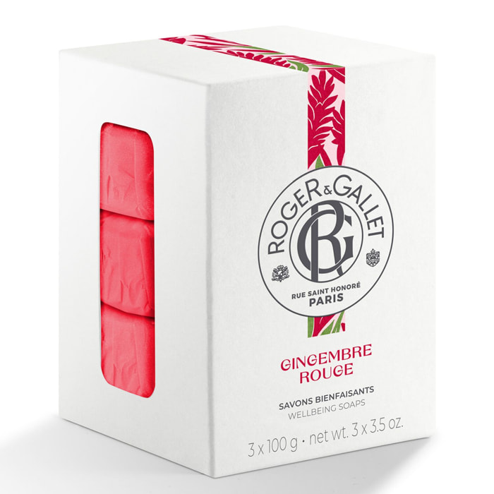 Gingembre Rouge - Coffret Trio Savons Bienfaisants