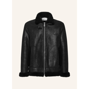 PHILIPP PLEIN Leather Fitted Biker