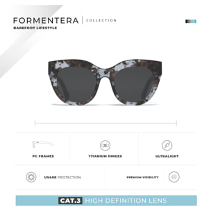 Gafas de Sol Formentera Marron Hanukeii para hombre y mujer