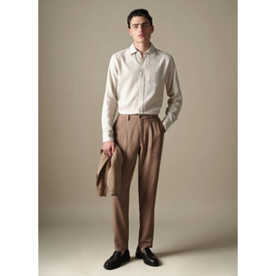 Pantalone chino in lino