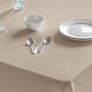 Nappe unie anti-tâches BRIA TAUPE