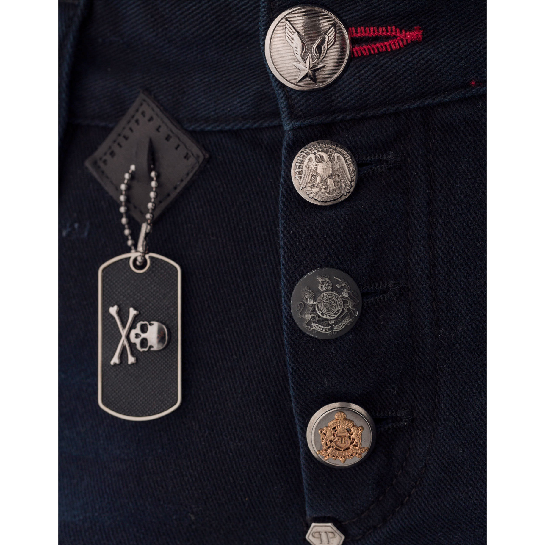 PHILIPP PLEIN straight cut "spin around"