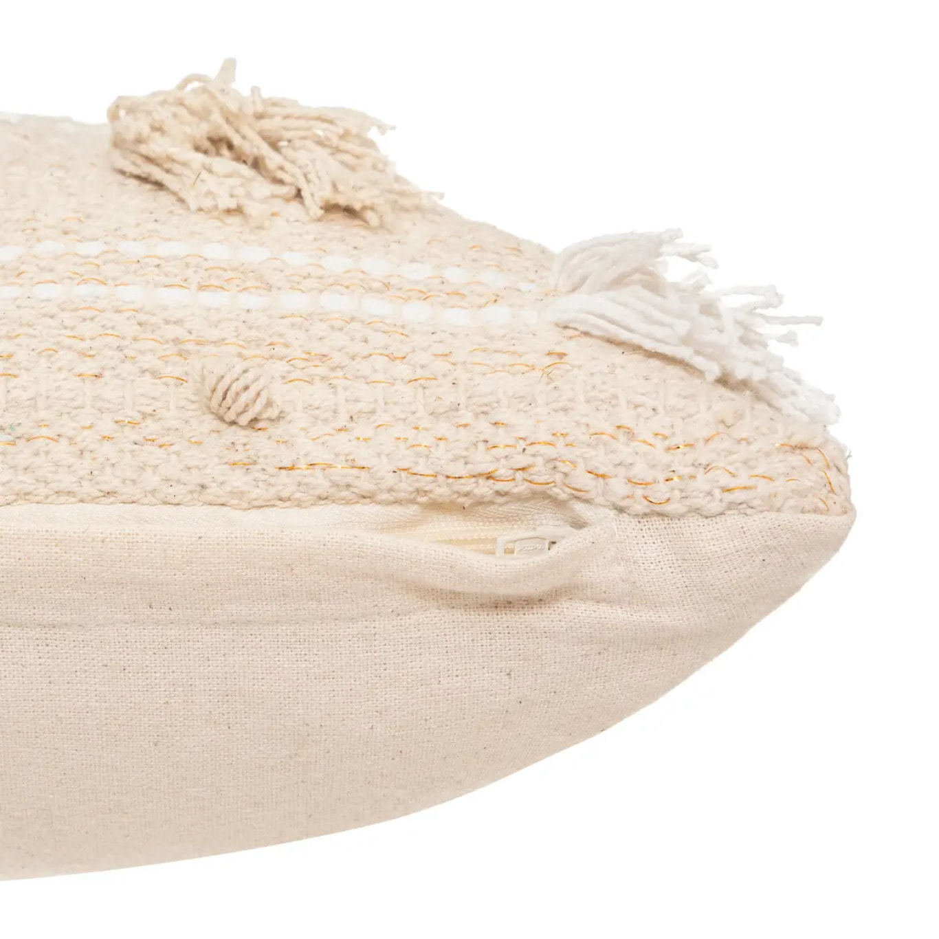 Coussin "Sabbia" sable cuivré beige 30x50cm
